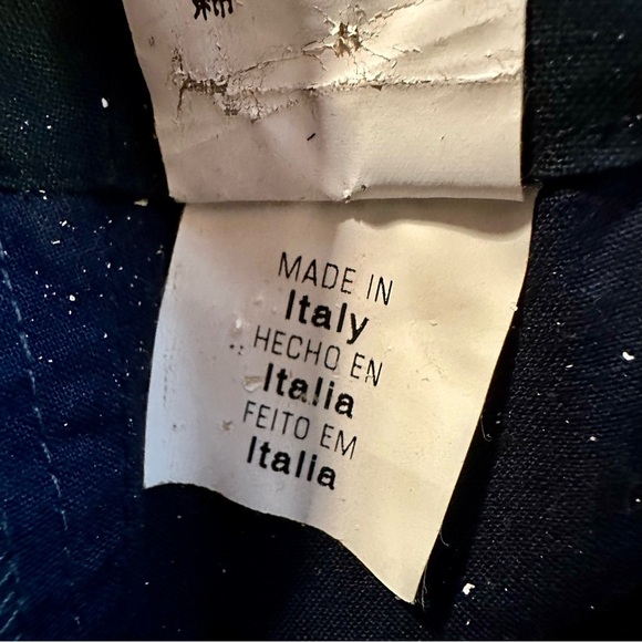 See by Chloé Navy Blue 100% Cotton Pleated Mini Skirt Size 2 Made in Italy - Picture 8 of 13